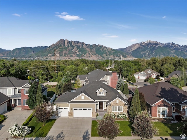 5767 S Erekson Ln, Murray, UT 84107 - mountain view featuring nearby suburban area