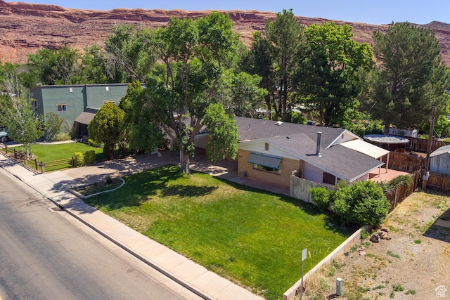 630 N 500 W, Moab, UT 84532 - aerial view of property and surrounding area with mountains