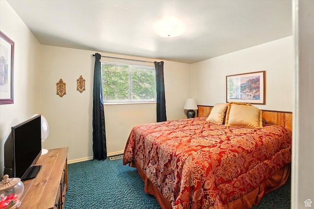5226 S 200 W, Washington Terrace, UT 84405 - bedroom with dark carpet and baseboards