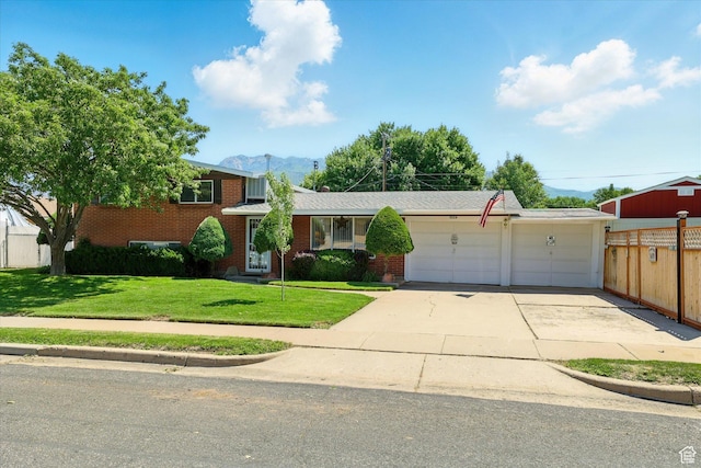 5226 S 200 W, Washington Terrace, UT 84405 - view of front of home with brick siding and a mountain view