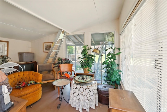 5226 S 200 W, Washington Terrace, UT 84405 - sitting room featuring vaulted ceiling