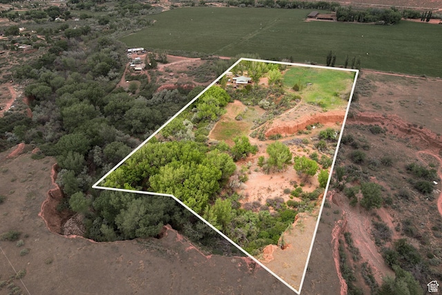 7020 E Creekside Ln, Castle Valley, UT 84532 - view of rural area with property boundaries highlighted