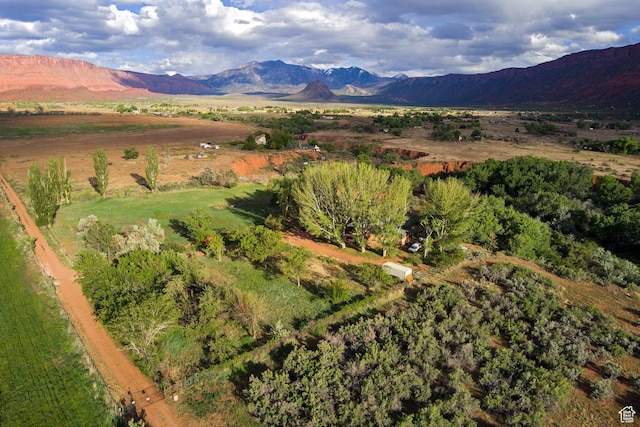 7020 E Creekside Ln, Castle Valley, UT 84532 - bird's eye view of a mountainous background