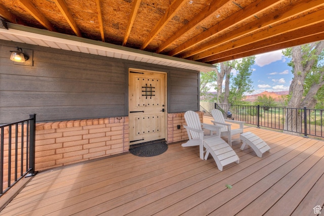 7020 E Creekside Ln, Castle Valley, UT 84532 - view of wooden deck