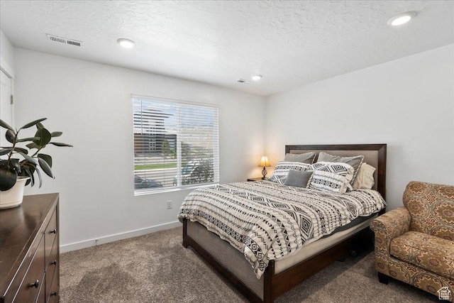8518 W Cordero Dr, Magna, UT 84044 - bedroom featuring carpet, baseboards, recessed lighting, and a textured ceiling