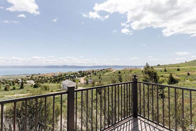 761 S Lakeview Dr, Garden City, UT 84028 - balcony featuring a water view