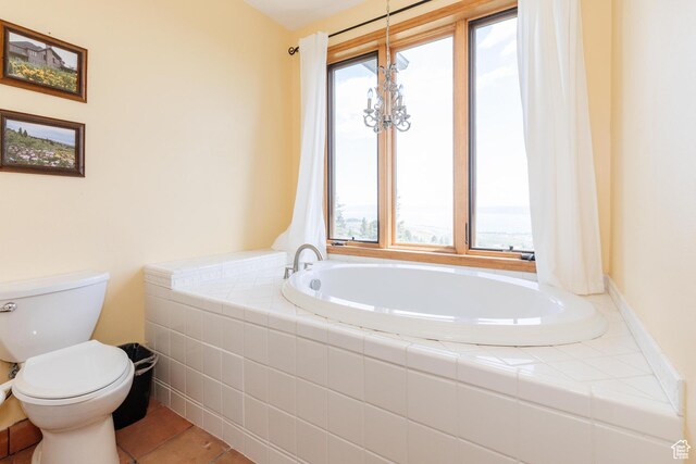 761 S Lakeview Dr, Garden City, UT 84028 - bathroom with a garden tub and toilet