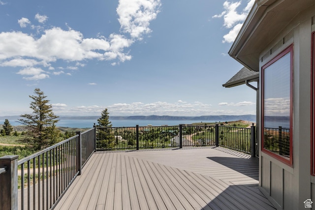 761 S Lakeview Dr, Garden City, UT 84028 - deck with a water view