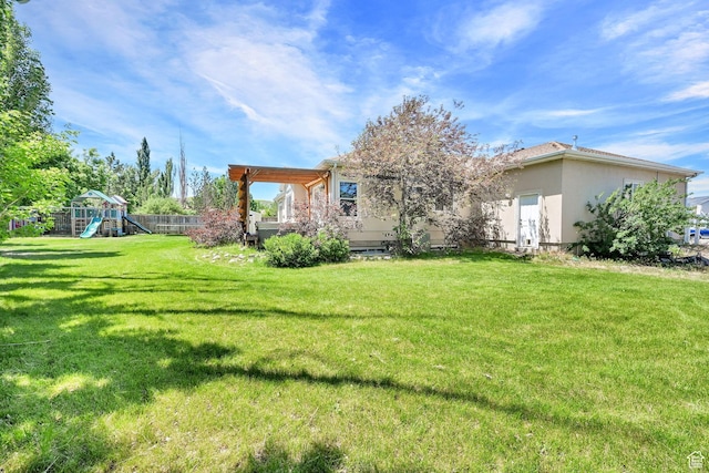 7776 S 2175 E, South Weber, UT 84405 - view of yard with a playground