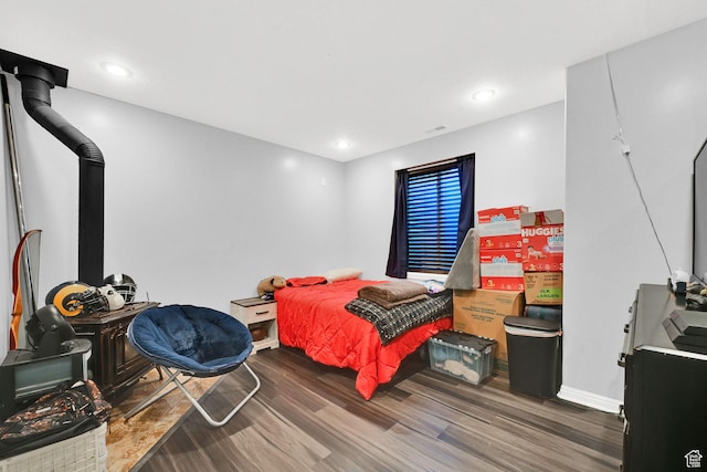 7776 S 2175 E, South Weber, UT 84405 - bedroom with wood finished floors and baseboards
