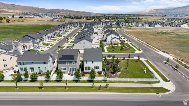 963 W Minuteman Ln, Saratoga Springs, UT 84045 - aerial perspective of suburban area featuring a mountainous background