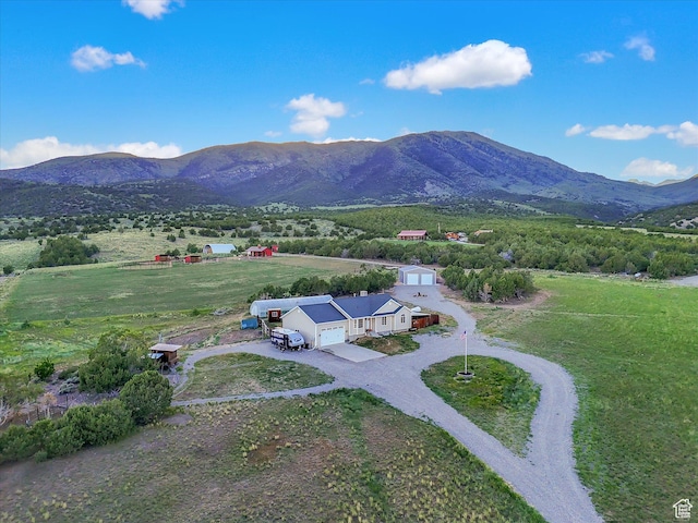 1293 N Buck Run Rd, Rush Valley, UT 84069 - overview of rural landscape featuring a mountain backdrop