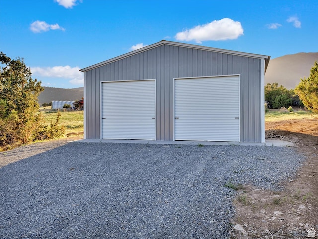 1293 N Buck Run Rd, Rush Valley, UT 84069 - detached garage with a mountain view
