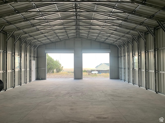 1293 N Buck Run Rd, Rush Valley, UT 84069 - garage featuring metal wall
