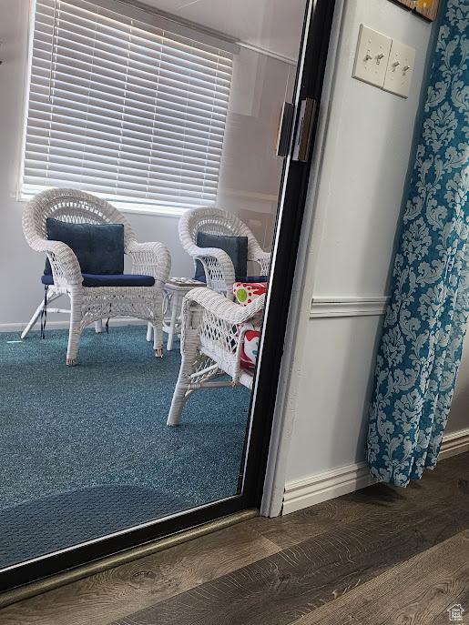 840 N Twin Lakes Dr Unit 127, St George, UT 84770 - sitting room featuring wood finished floors and baseboards