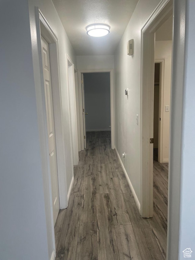 288 N Peach St, Santaquin, UT 84655 - corridor featuring wood finished floors and baseboards