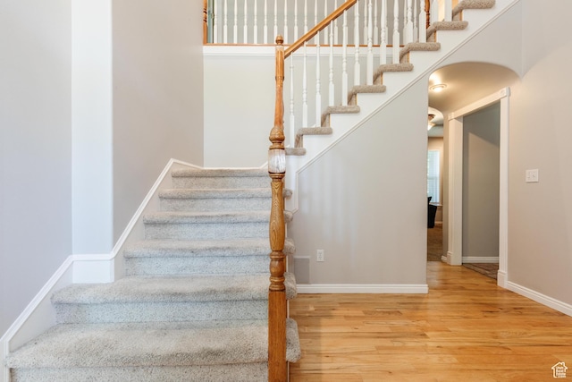 1809 E 1815 N, North Logan, UT 84341 - stairway with wood finished floors and baseboards