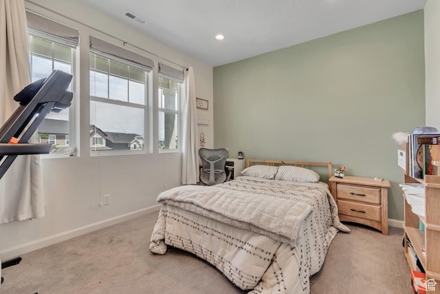 2103 N Elderberry Dr W Unit 222, Saratoga Springs, UT 84045 - carpeted bedroom featuring baseboards and recessed lighting