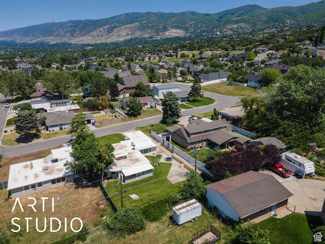 162 E 3000 S, Bountiful, UT 84010 - aerial view of residential area featuring mountains