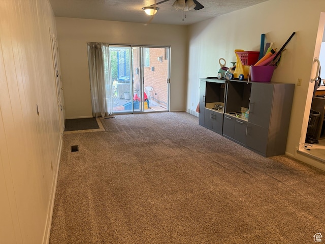 1031 N 1750 W, Provo, UT 84604 - unfurnished living room with carpet and a ceiling fan