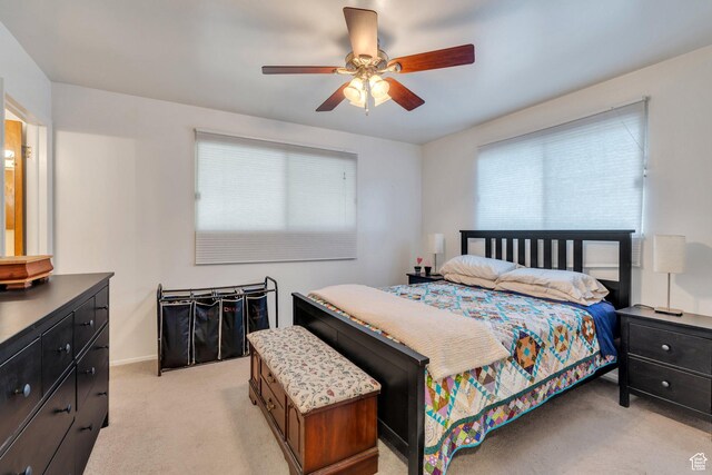 1031 N 1750 W, Provo, UT 84604 - bedroom with light carpet and ceiling fan
