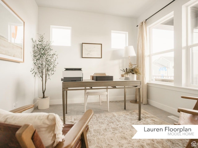 1522 W Boseman Way Unit 627, Saratoga Springs, UT 84045 - carpeted home office featuring plenty of natural light
