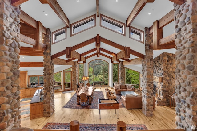 9968 Summit View Dr, Heber City, UT 84032 - view of patio with an outdoor hangout area and a wooden deck