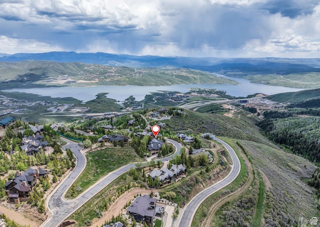 9968 Summit View Dr, Heber City, UT 84032 - view of property location featuring a water and mountain view