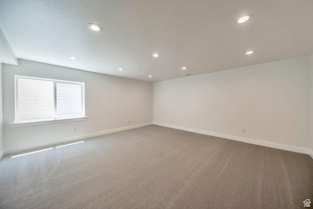 2131 N 725 W, Centerville, UT 84014 - carpeted spare room featuring recessed lighting and baseboards
