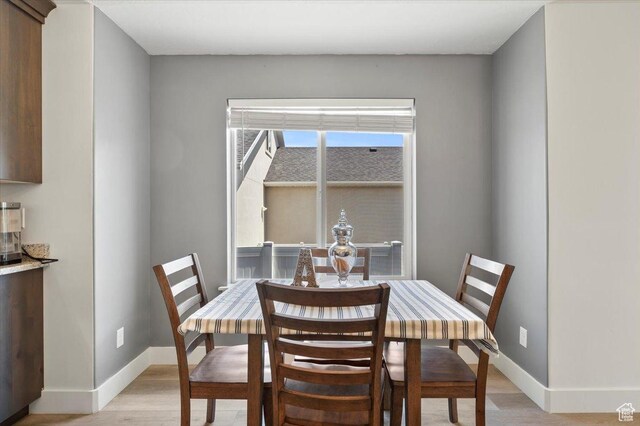 116 E 970 N, Santaquin, UT 84655 - dining space with light wood finished floors and baseboards