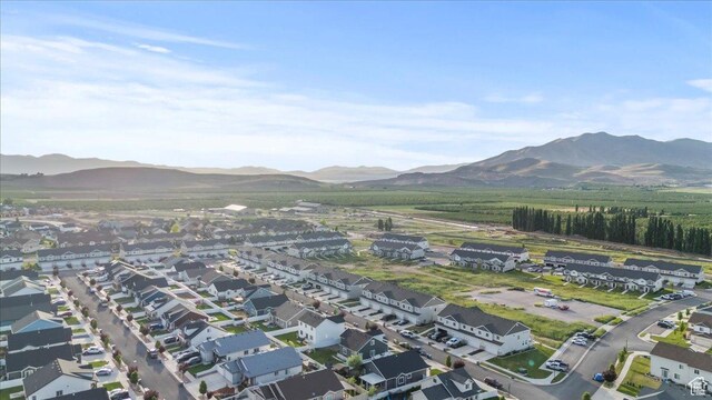 116 E 970 N, Santaquin, UT 84655 - aerial view of property's location with a mountainous background and nearby suburban area