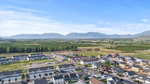 116 E 970 N, Santaquin, UT 84655 - aerial view of residential area with a mountainous background