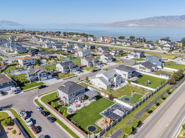 162 W 350 N, Vineyard, UT 84059 - aerial overview of property's location with a water and mountain view and nearby suburban area