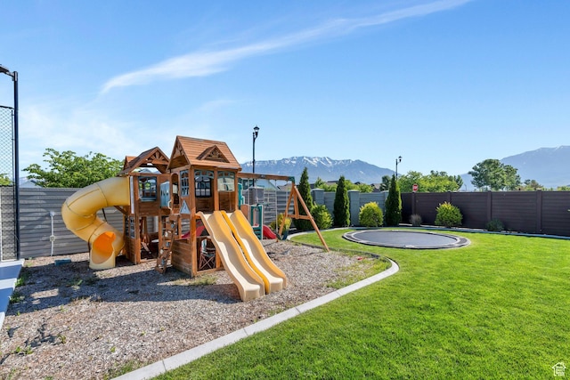 162 W 350 N, Vineyard, UT 84059 - view of jungle gym with a mountain view
