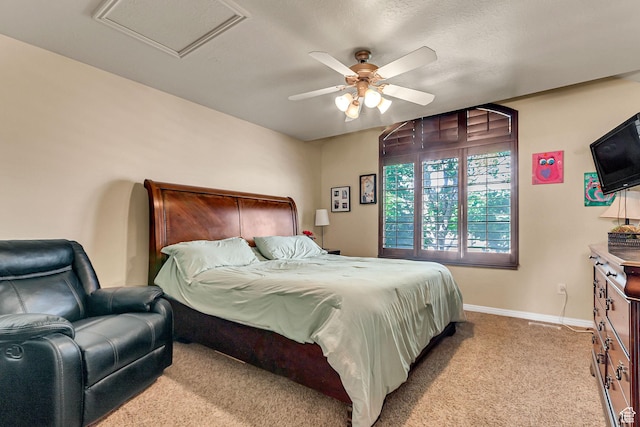 2733 S 1415 W, Syracuse, UT 84075 - carpeted bedroom featuring baseboards and a ceiling fan