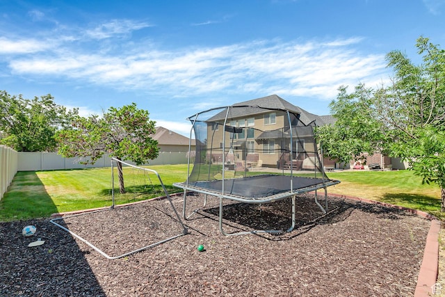 2733 S 1415 W, Syracuse, UT 84075 - back of house with a trampoline
