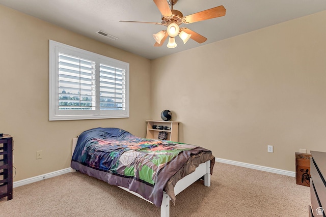 2733 S 1415 W, Syracuse, UT 84075 - bedroom with carpet, baseboards, and ceiling fan