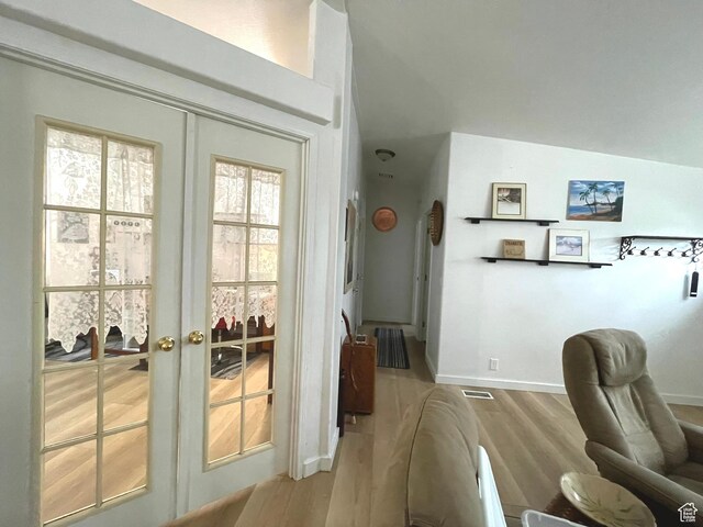 870 S 100 E, Wellington, UT 84542 - home office featuring wood finished floors, french doors, and baseboards