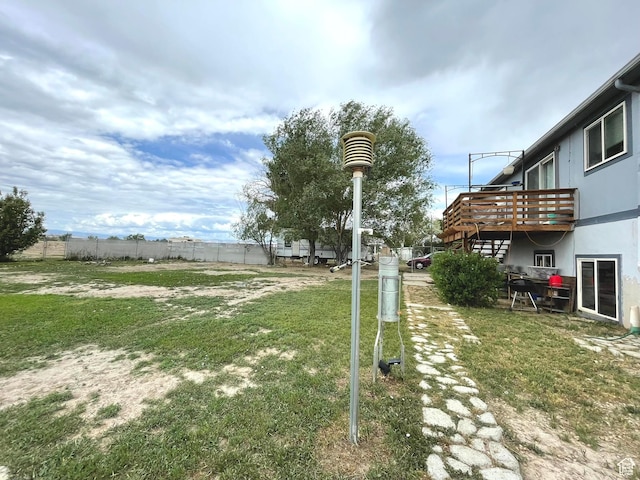 870 S 100 E, Wellington, UT 84542 - view of yard with a wooden deck