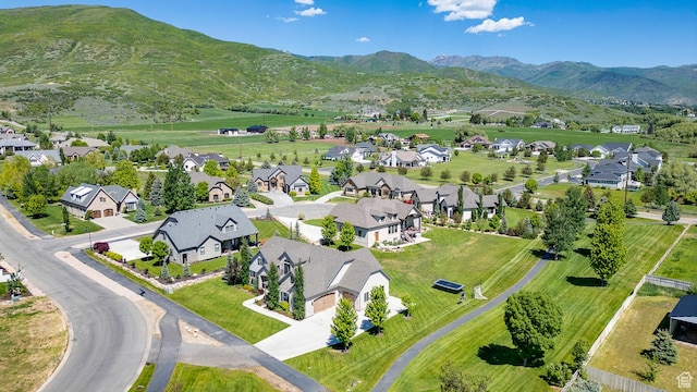 500 W Cascade Pkwy, Midway, UT 84049 - aerial perspective of suburban area with a mountain backdrop