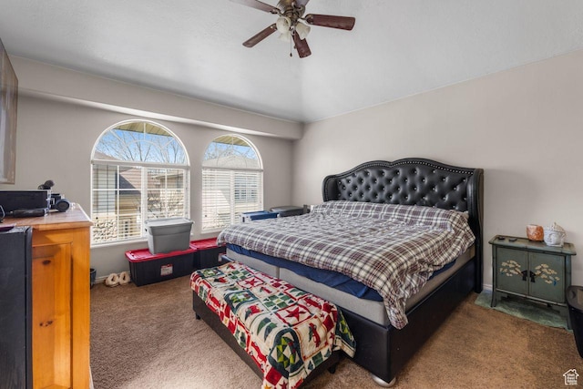 7819 S Spruce Tree Ln, Sandy, UT 84094 - carpeted bedroom with a ceiling fan