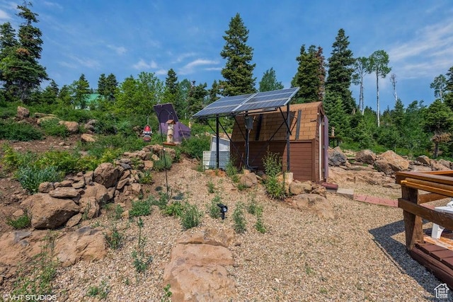 706 W Tranquility Dr, Virgin, UT 84779 - view of yard featuring an outdoor structure