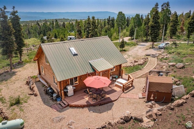 706 W Tranquility Dr, Virgin, UT 84779 - view from above of property with a forest