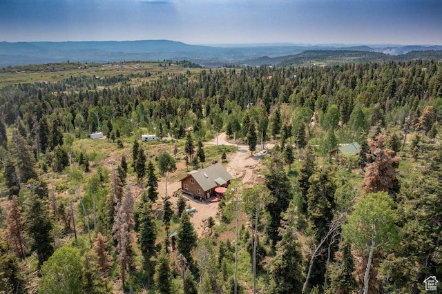 706 W Tranquility Dr, Virgin, UT 84779 - aerial view of property's location with a heavily wooded area and mountains