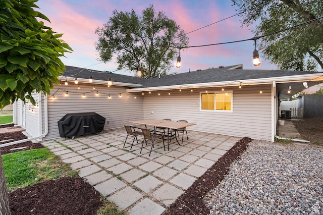 807 E Ln Dore Dr, Salt Lake City, UT 84107 - view of patio with area for grilling and central AC unit