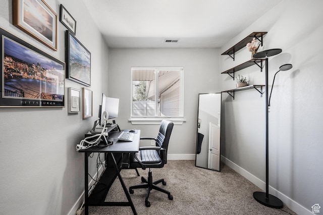 807 E Ln Dore Dr, Salt Lake City, UT 84107 - carpeted home office featuring baseboards