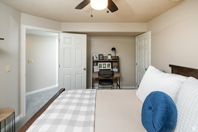 1007 E 2650 N, North Logan, UT 84341 - carpeted bedroom featuring baseboards and a ceiling fan