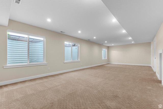 1676 W Timp Meadows Dr, Lehi, UT 84043 - unfurnished room featuring carpet, baseboards, and recessed lighting