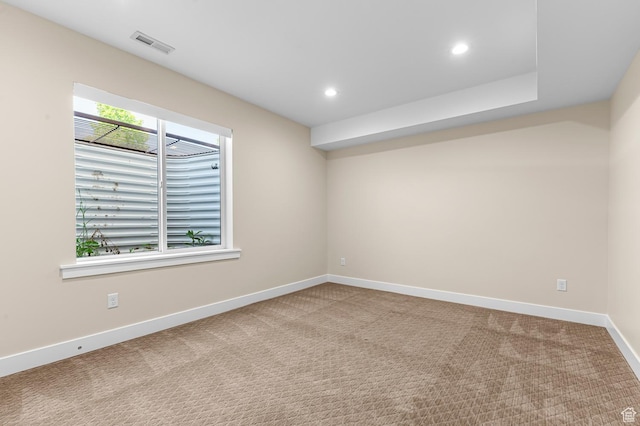 1676 W Timp Meadows Dr, Lehi, UT 84043 - carpeted empty room with baseboards and recessed lighting
