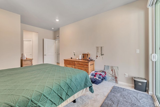 6078 W 11800 S Unit 490, South Jordan, UT 84009 - carpeted bedroom with baseboards and recessed lighting